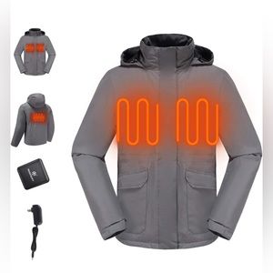 ADD HEAT Heating Winter hooded Coat
Waterproof